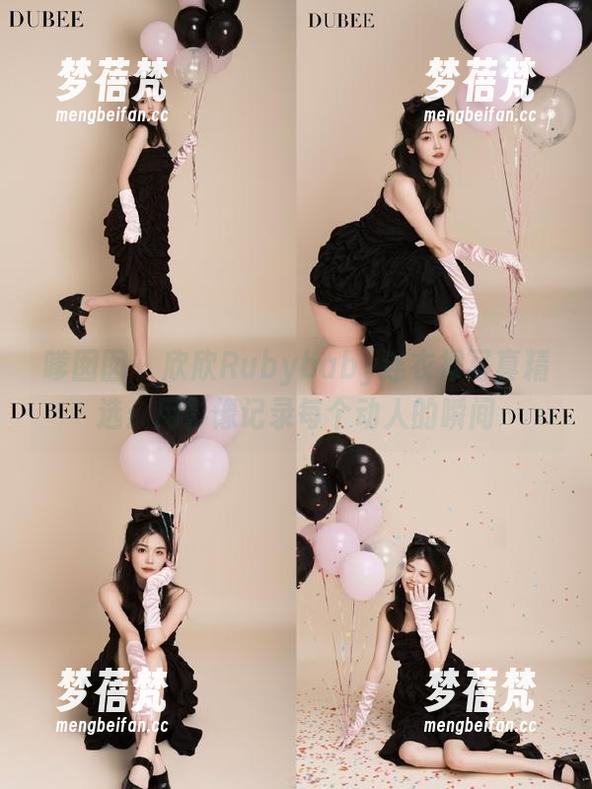 嗲囡囡 - 欣欣Rubybaby连衣裙写真精选：用影像记录每个动人的瞬间