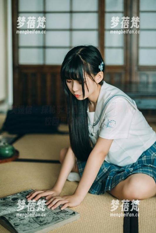 美媛馆 - 探秘李七喜全套校服写真作品：校园里的灵动与魅力
